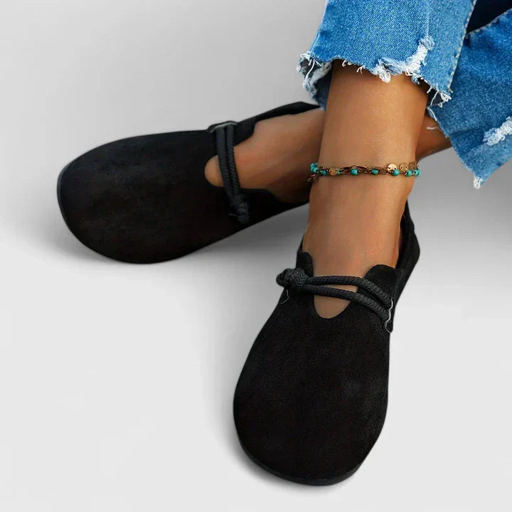 Ballerines femme confort plates bout rond bride élastique chaussures casual été