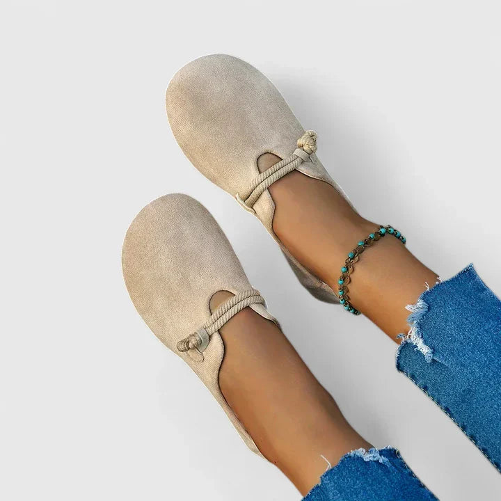 Ballerines femme confort plates bout rond bride élastique chaussures casual été