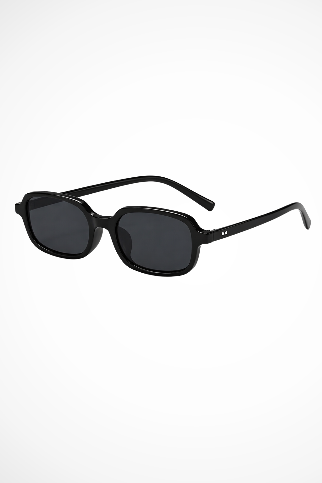 Lunettes de soleil rectangulaires femme rétro verres teintés UV400 monture fine