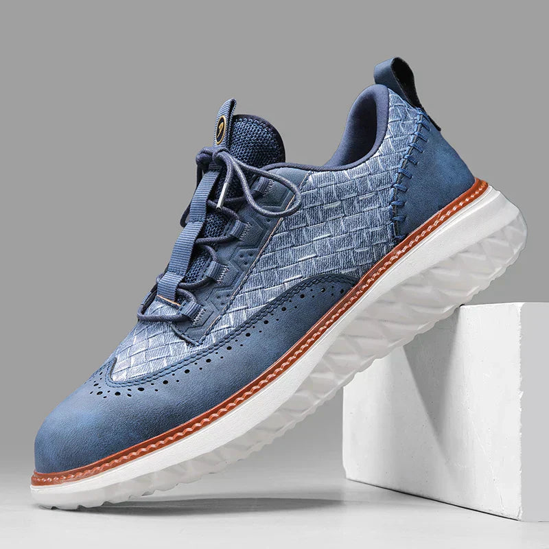 Baskets homme lacets semelle amortissante chaussures marche confort casual légères
