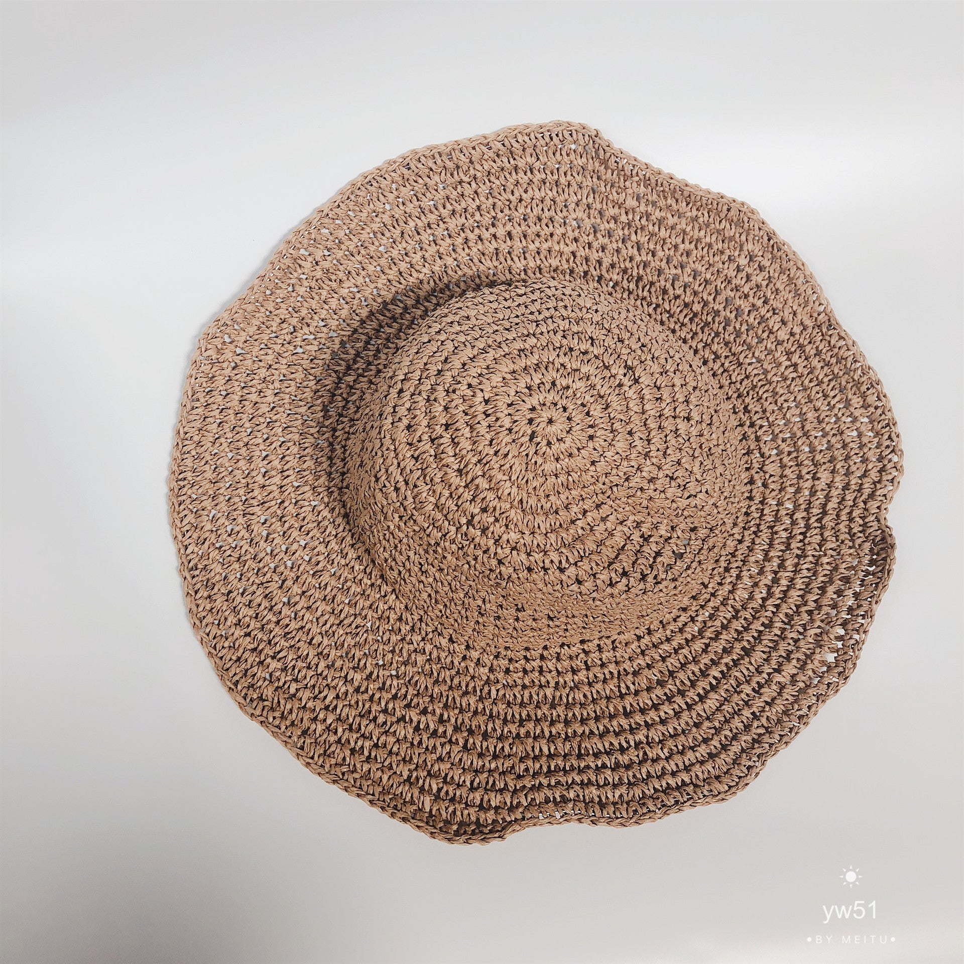 Chapeau paille femme large bord souple bob plage protection soleil